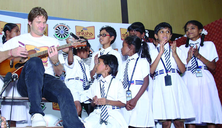 ಶಿಕ್ಷಾ ಸಂಸ್ಥೆಗೆ ಶೇನ್ ವ್ಯಾಟ್ಸನ್ ನೆರವು